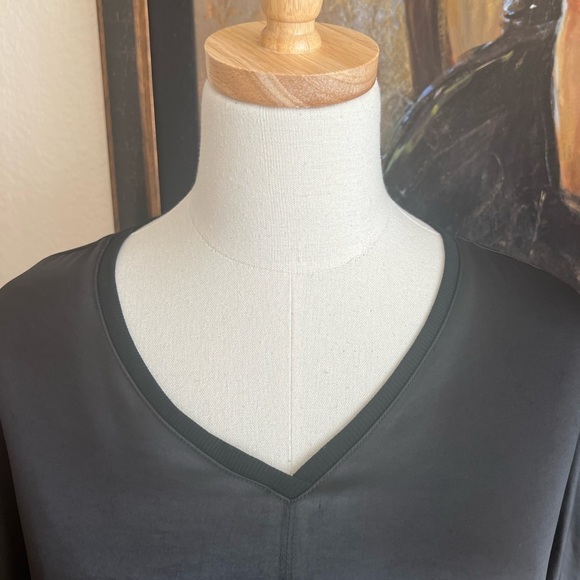 MELISSA NEPTON Tops - Melissa Nepton Size XS Black Satin Top